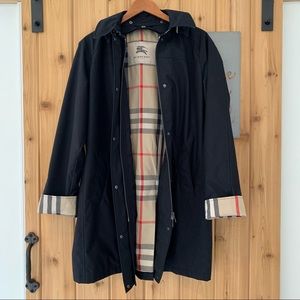 Burberry London Size 10 Black Nova Check Jacket